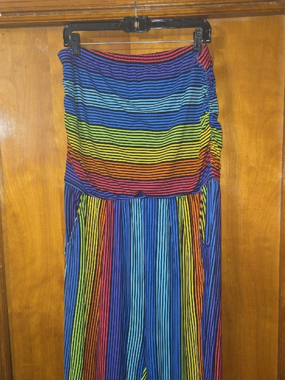 Rouge! Multicolor Striped Strapless Jumpsuit